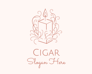 Fragrant Boho Candle logo design