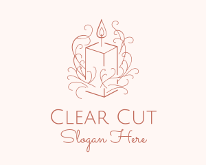 Fragrant Boho Candle logo design