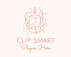 Fragrant Boho Candle logo design