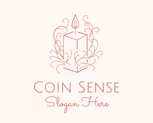 Fragrant Boho Candle logo design