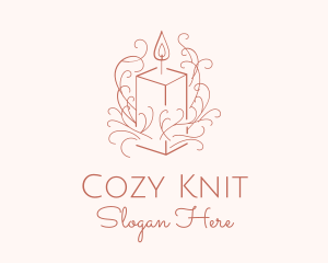 Fragrant Boho Candle logo design