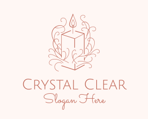 Fragrant Boho Candle logo design