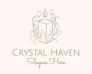 Fragrant Boho Candle logo design