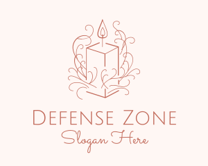 Fragrant Boho Candle logo design