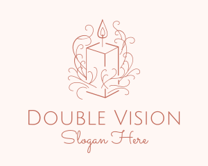 Fragrant Boho Candle logo design