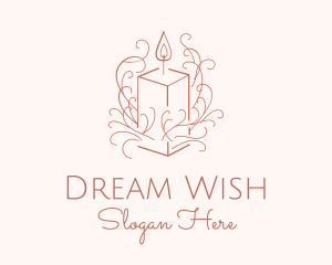 Fragrant Boho Candle logo design