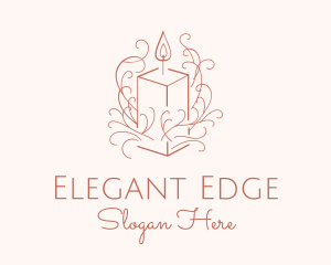 Fragrant Boho Candle logo design