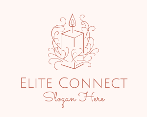 Fragrant Boho Candle logo design