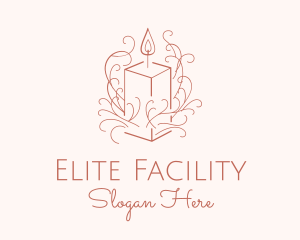 Fragrant Boho Candle logo design