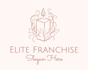 Fragrant Boho Candle logo design