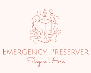 Fragrant Boho Candle logo design