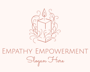 Fragrant Boho Candle logo design