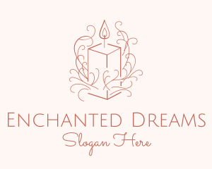 Fragrant Boho Candle logo design