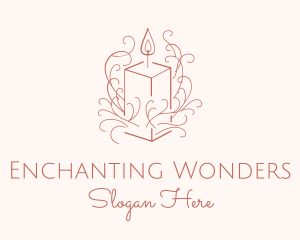 Fragrant Boho Candle logo design