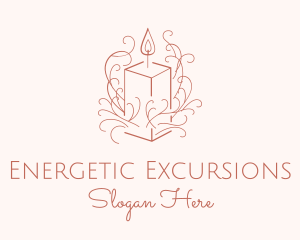 Fragrant Boho Candle logo design