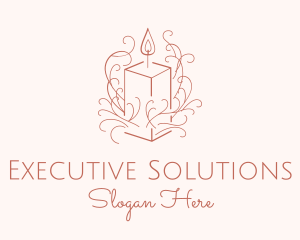 Fragrant Boho Candle logo design