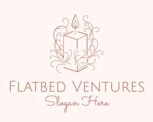 Fragrant Boho Candle logo design