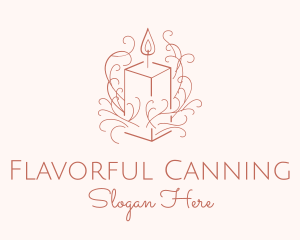 Fragrant Boho Candle logo design