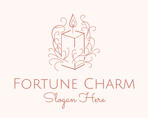 Fragrant Boho Candle logo design