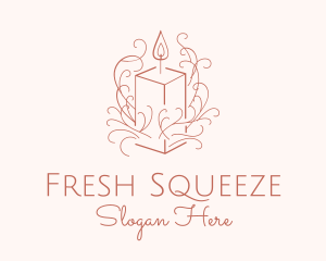 Fragrant Boho Candle logo design