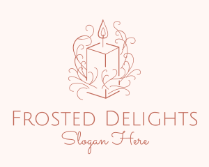 Fragrant Boho Candle logo design