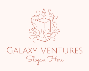 Fragrant Boho Candle logo design