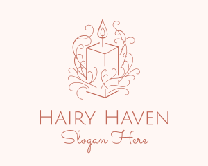 Fragrant Boho Candle logo design