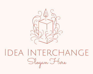 Fragrant Boho Candle logo design