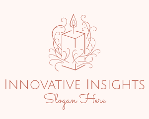 Fragrant Boho Candle logo design