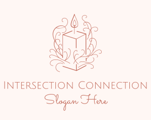 Fragrant Boho Candle logo design