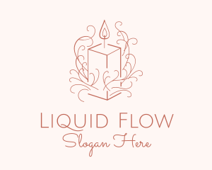 Fragrant Boho Candle logo design