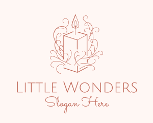 Fragrant Boho Candle logo design