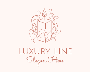 Fragrant Boho Candle logo design