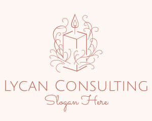 Fragrant Boho Candle logo design