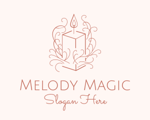 Fragrant Boho Candle logo design