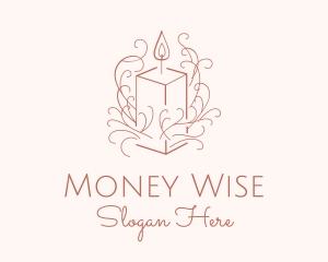 Fragrant Boho Candle logo design