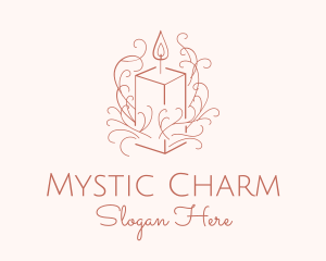 Fragrant Boho Candle logo design