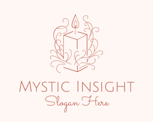 Fragrant Boho Candle logo design