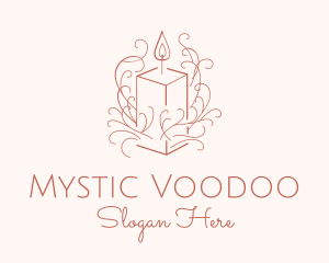 Fragrant Boho Candle logo design