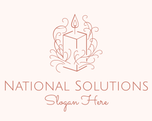 Fragrant Boho Candle logo design