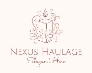 Fragrant Boho Candle logo design