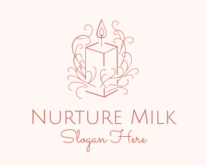 Fragrant Boho Candle logo design