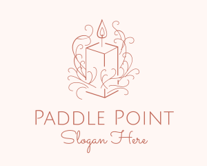 Fragrant Boho Candle logo design