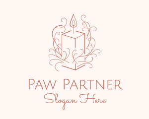 Fragrant Boho Candle logo design