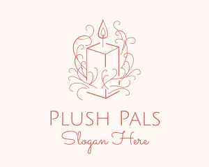 Fragrant Boho Candle logo design