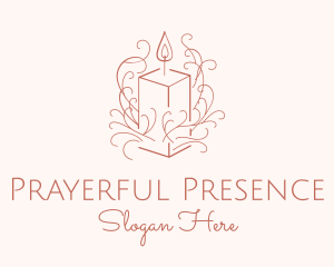 Fragrant Boho Candle logo design