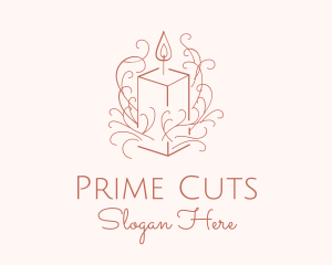 Fragrant Boho Candle logo design