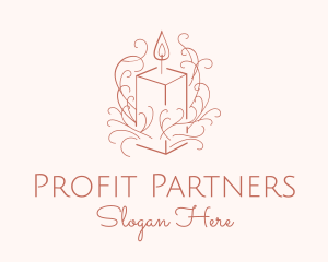 Fragrant Boho Candle logo design