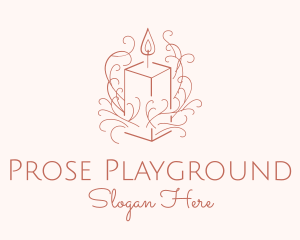 Fragrant Boho Candle logo design