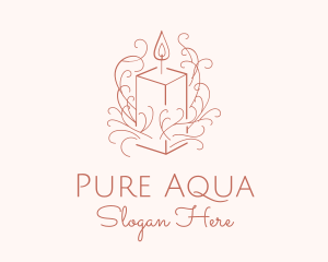 Fragrant Boho Candle logo design